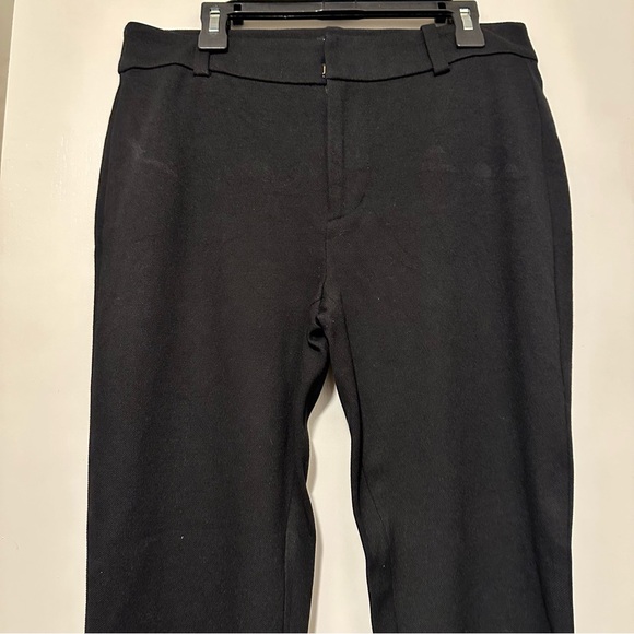 Madewell F5600 Cali Crop Demi-Boot Pants. Black Twill, Women's Size 6 - Picture 5 of 10